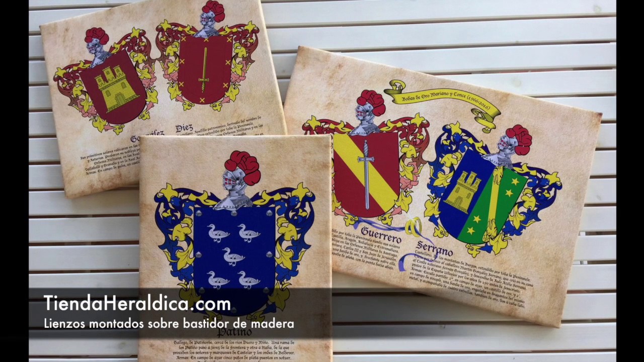 Vídeo: lienzos heráldicos