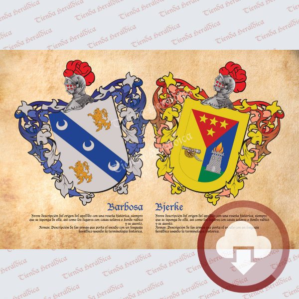 Escudo Heráldico Digital Doble