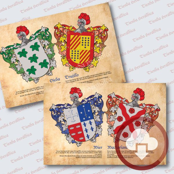 Escudo Heráldico Digital Doble