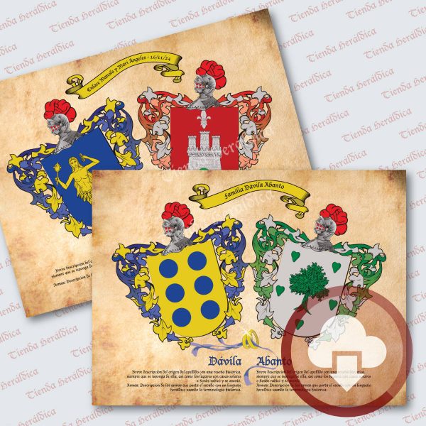 Escudo Heráldico Digital Bodas/Aniversarios