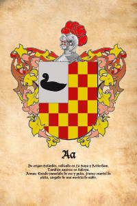 Escudo heráldico del apellido AA