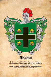 Escudo heráldico del apellido ABASTO