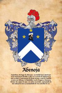 Escudo heráldico del apellido ABENOJA