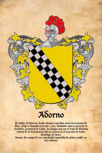 Escudo heráldico del apellido ADORNO