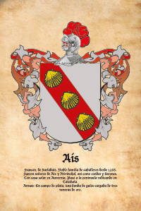 Escudo heráldico del apellido AIS