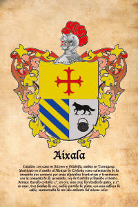 Escudo heráldico del apellido AIXALA