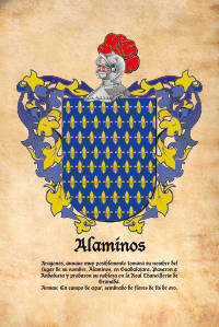 Escudo heráldico del apellido ALAMINOS