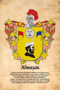 Escudo heráldico del apellido ALMAZAN