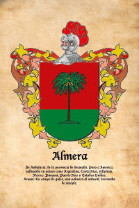 Escudo heráldico del apellido ALMERA