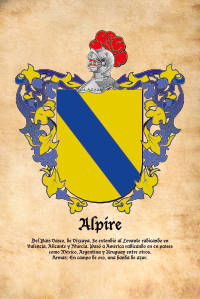 Escudo heráldico del apellido ALPIRE