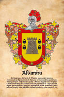 Escudo heráldico del apellido Altamira