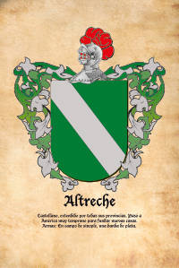 Escudo heráldico del apellido ALTRECHE