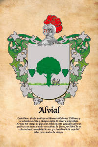 Escudo heráldico del apellido ALVIAL