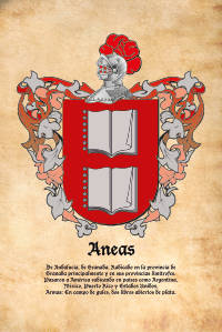 Escudo heráldico del apellido ANEAS