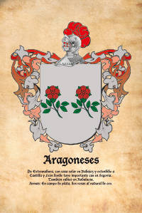 Escudo heráldico del apellido ARAGONESES
