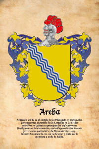Escudo heráldico del apellido AREBA