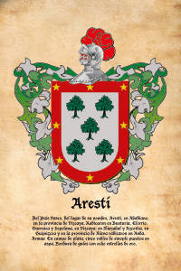 Escudo heráldico del apellido ARESTI