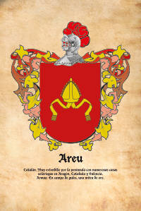 Escudo heráldico del apellido AREU