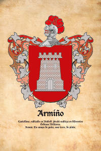Escudo heráldico del apellido ARMIÑO