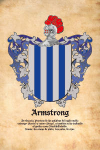 Escudo heráldico del apellido ARMSTRONG