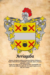 Escudo heráldico del apellido ARRIAGADA