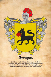 Escudo heráldico del apellido ARROYOS