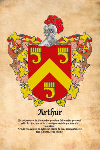 Escudo heráldico del apellido ARTHUR