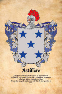 Escudo heráldico del apellido Astillero