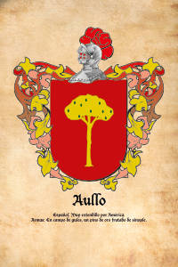 Escudo heráldico del apellido AULLO
