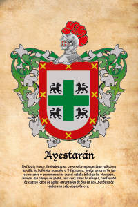Escudo heráldico del apellido AYESTARAN