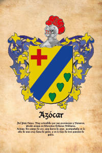 Escudo heráldico del apellido AZOCAR