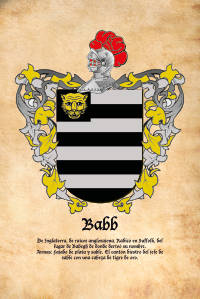 Escudo heráldico del apellido BABB