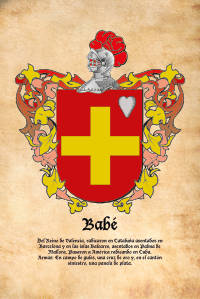 Escudo heráldico del apellido BABE