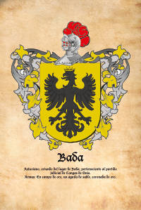 Escudo heráldico del apellido Bada