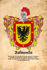 Escudo heráldico del apellido BALMESEDA