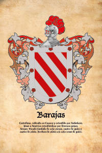 Escudo heráldico del apellido BARAJAS
