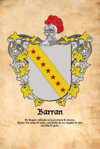 Escudo heráldico del apellido Barran