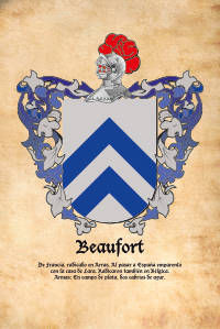 Escudo heráldico del apellido BEAUFORT
