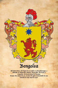 Escudo heráldico del apellido BENGOLEA