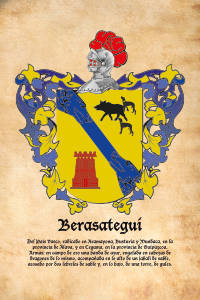 Escudo heráldico del apellido BERASATEGUI
