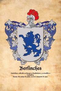 Escudo heráldico del apellido BERLINCHES
