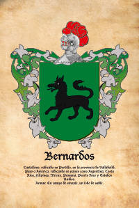 Escudo heráldico del apellido BERNARDOS