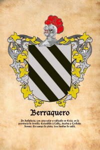 Escudo heráldico del apellido Berraquero