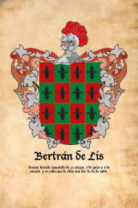 Escudo heráldico del apellido BERTRAN DE LIS