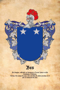 Escudo heráldico del apellido BES