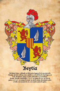 Escudo heráldico del apellido BEYTIA
