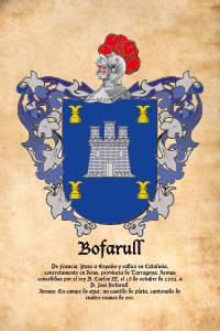 Escudo heráldico del apellido BOFARULL