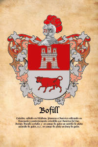 Escudo heráldico del apellido Bofill