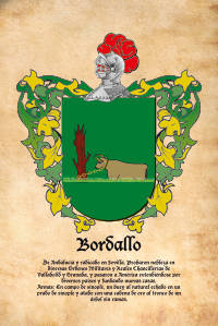 Escudo heráldico del apellido BORDALLO