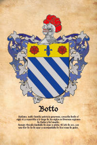 Escudo heráldico del apellido BOTTO